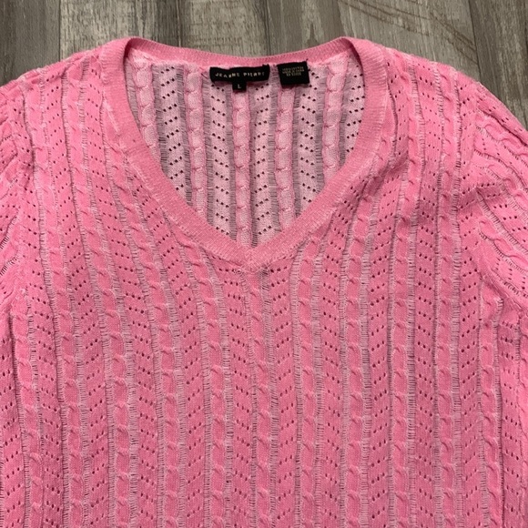Jeanne Pierre Large Pink Sweater - Picture 3 of 6